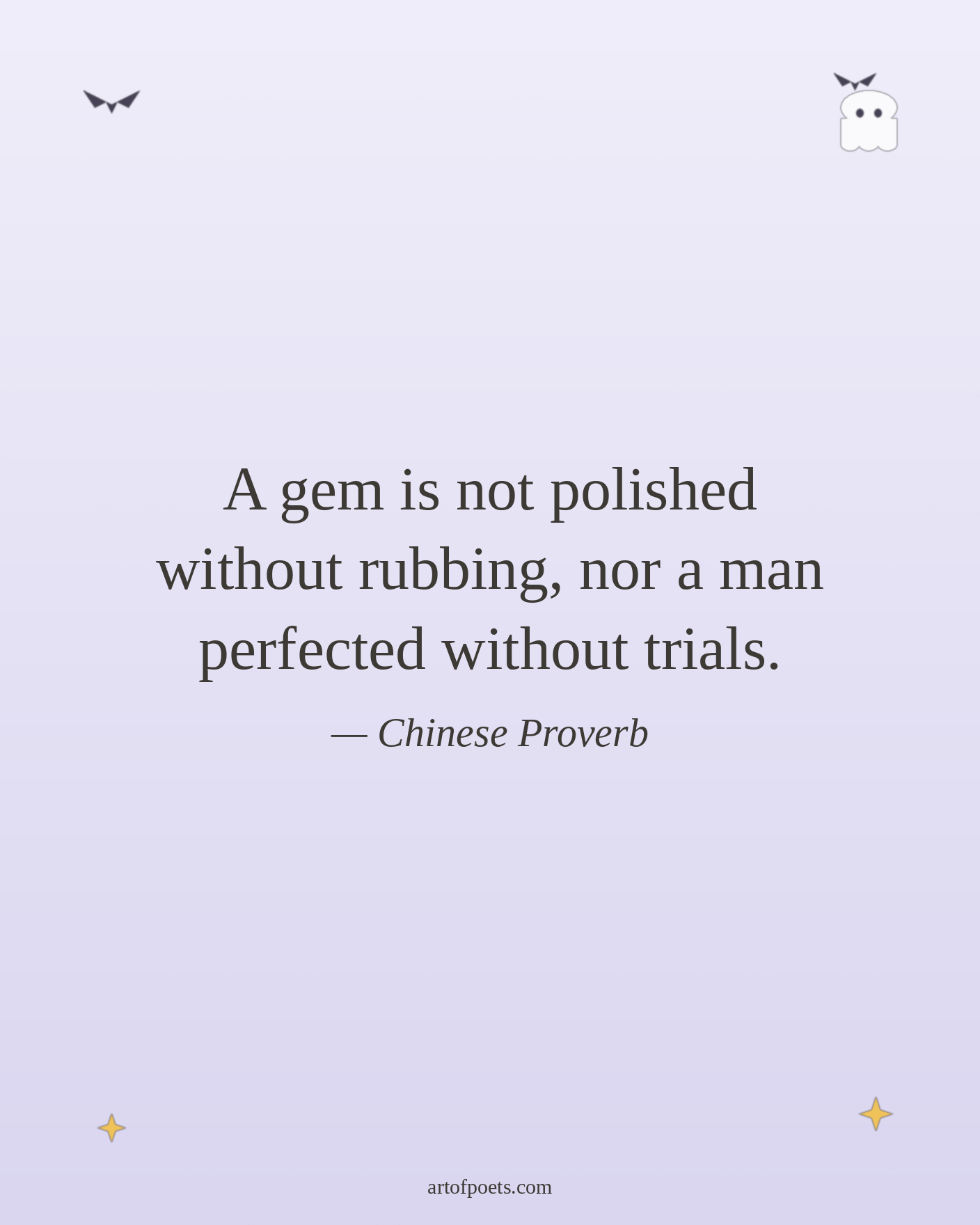 Chinese proverb