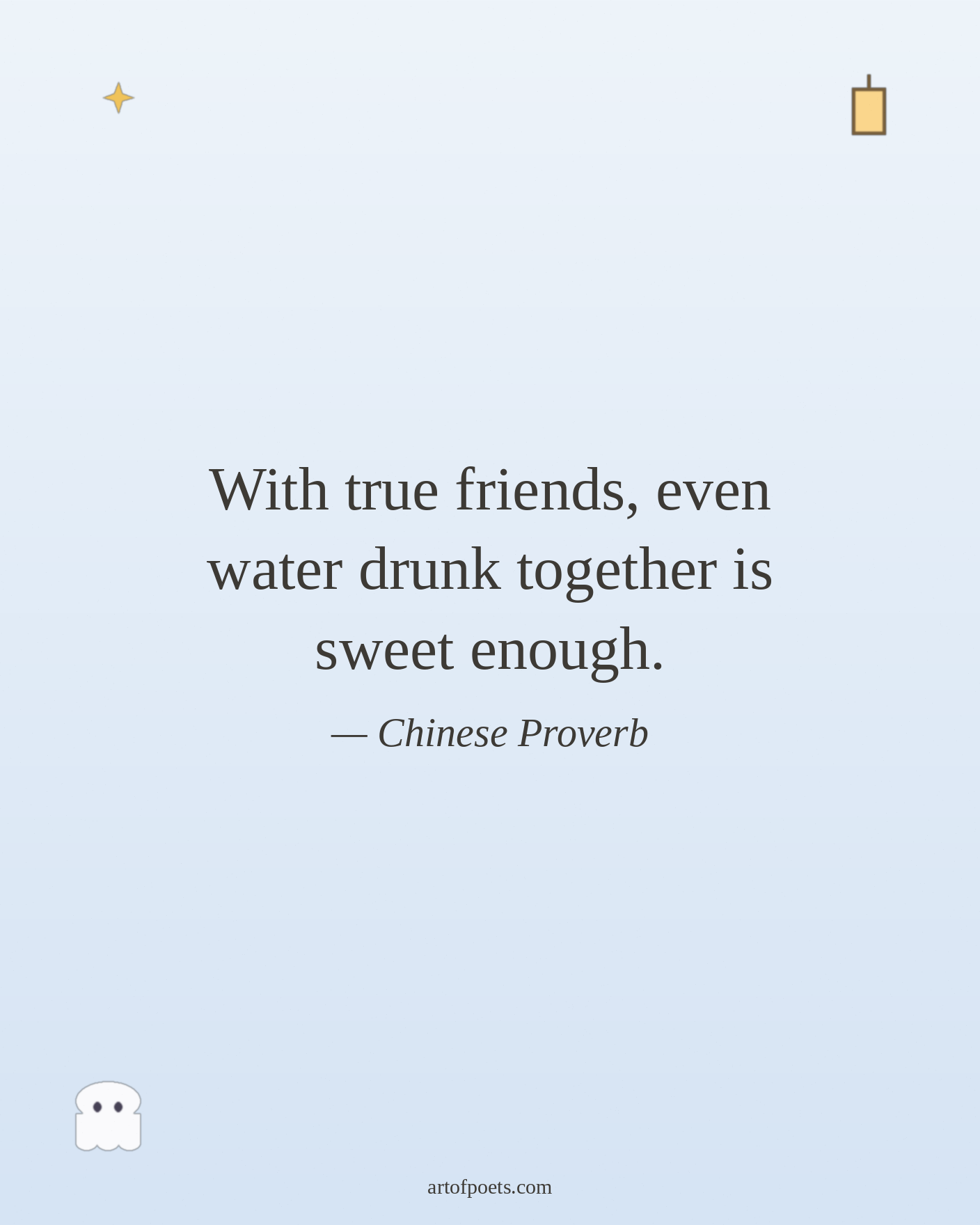 Chinese proverb