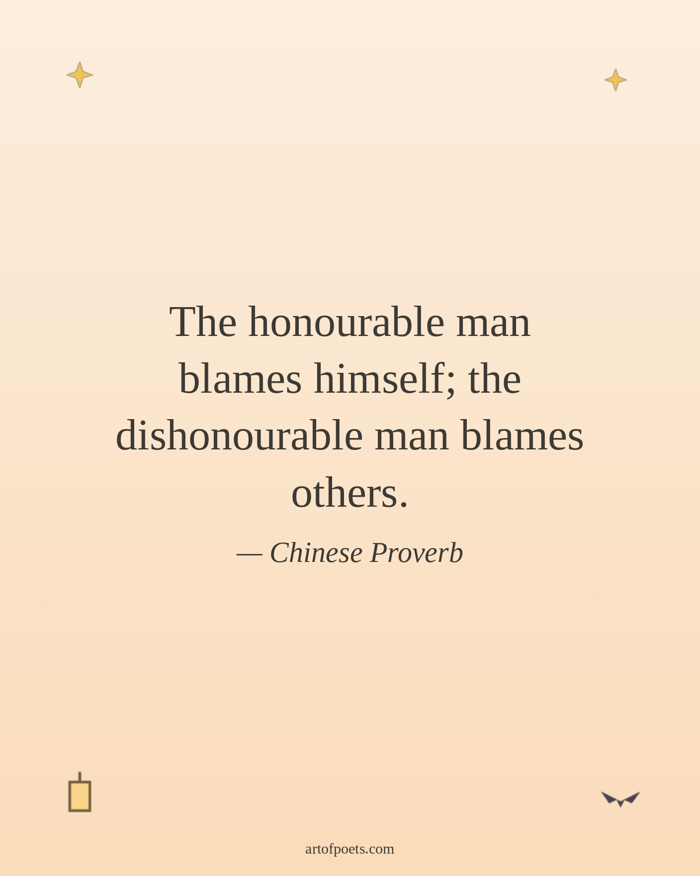 Chinese proverb