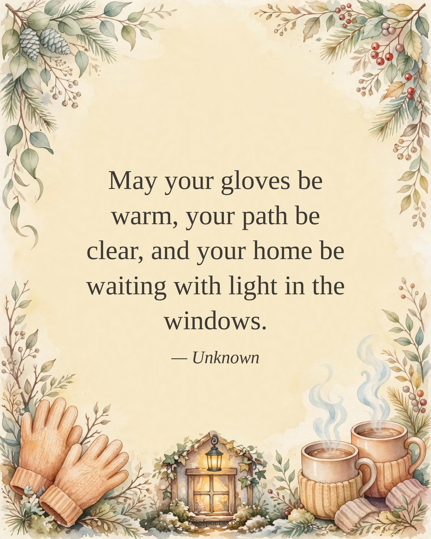 Cold weather quote