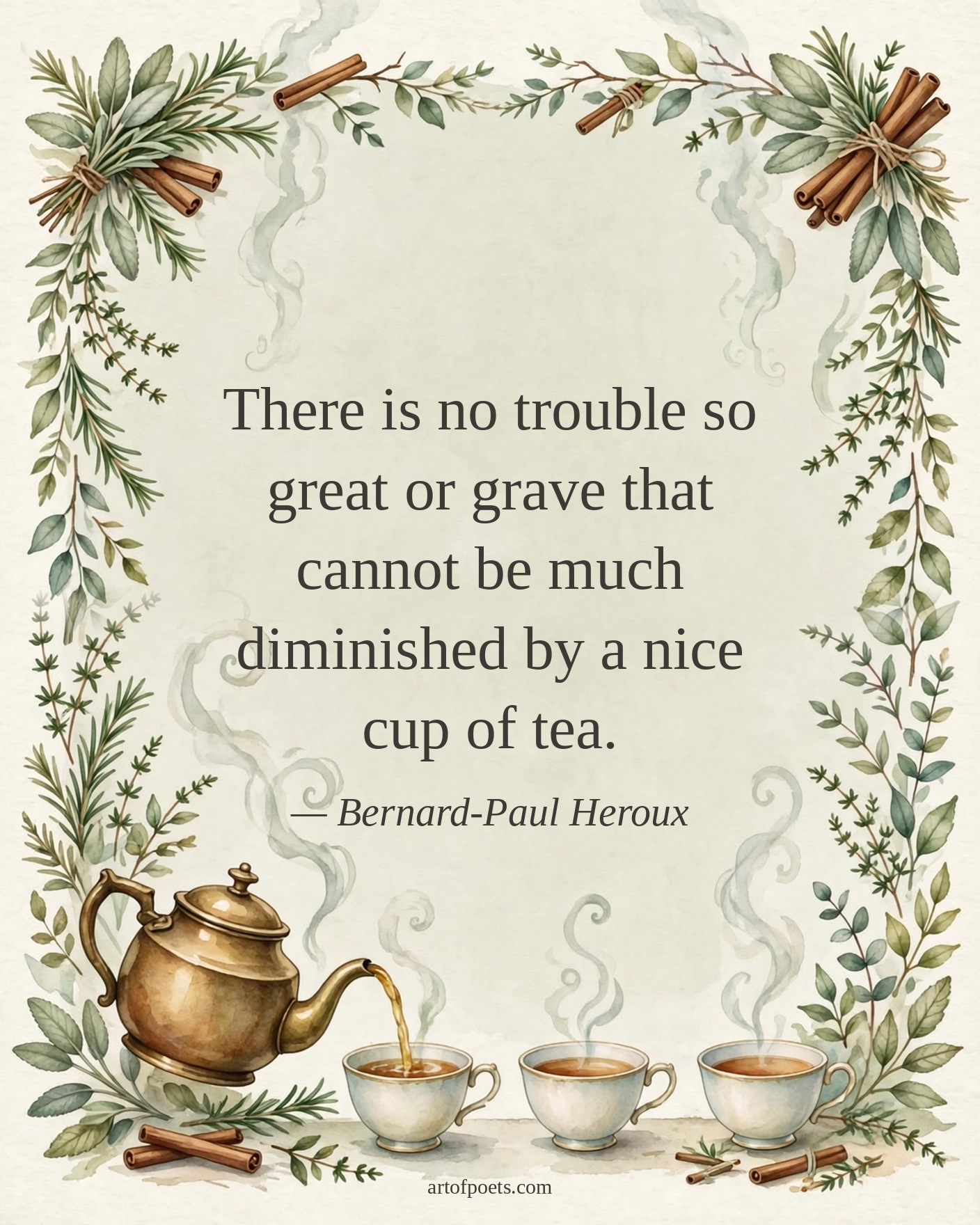 Cozy fall quote
