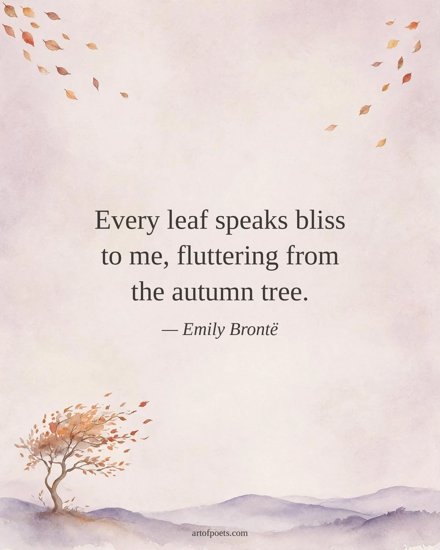 Cozy fall quote