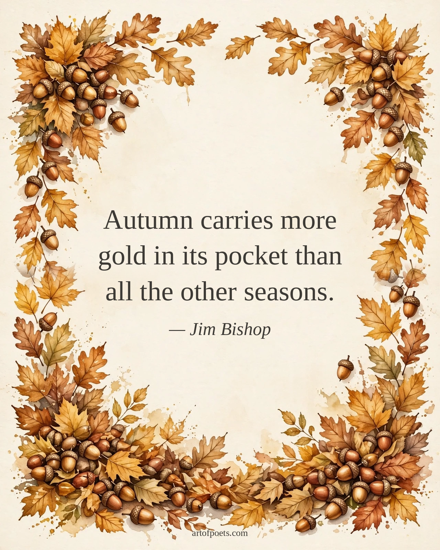 Cozy fall quote