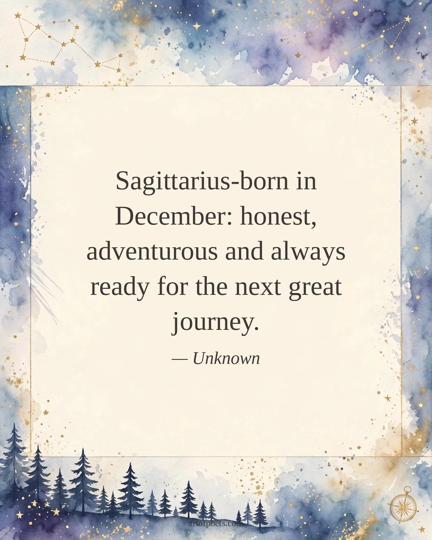 December birthday quote