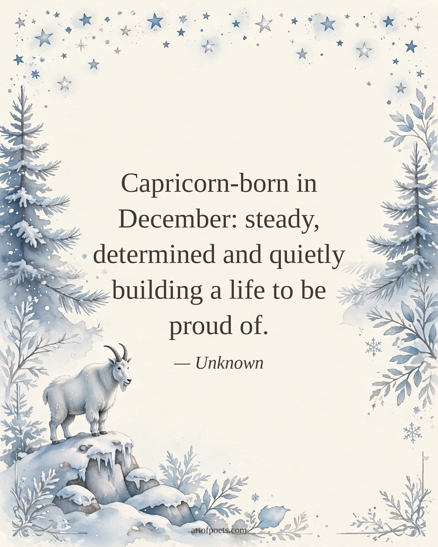December birthday quote