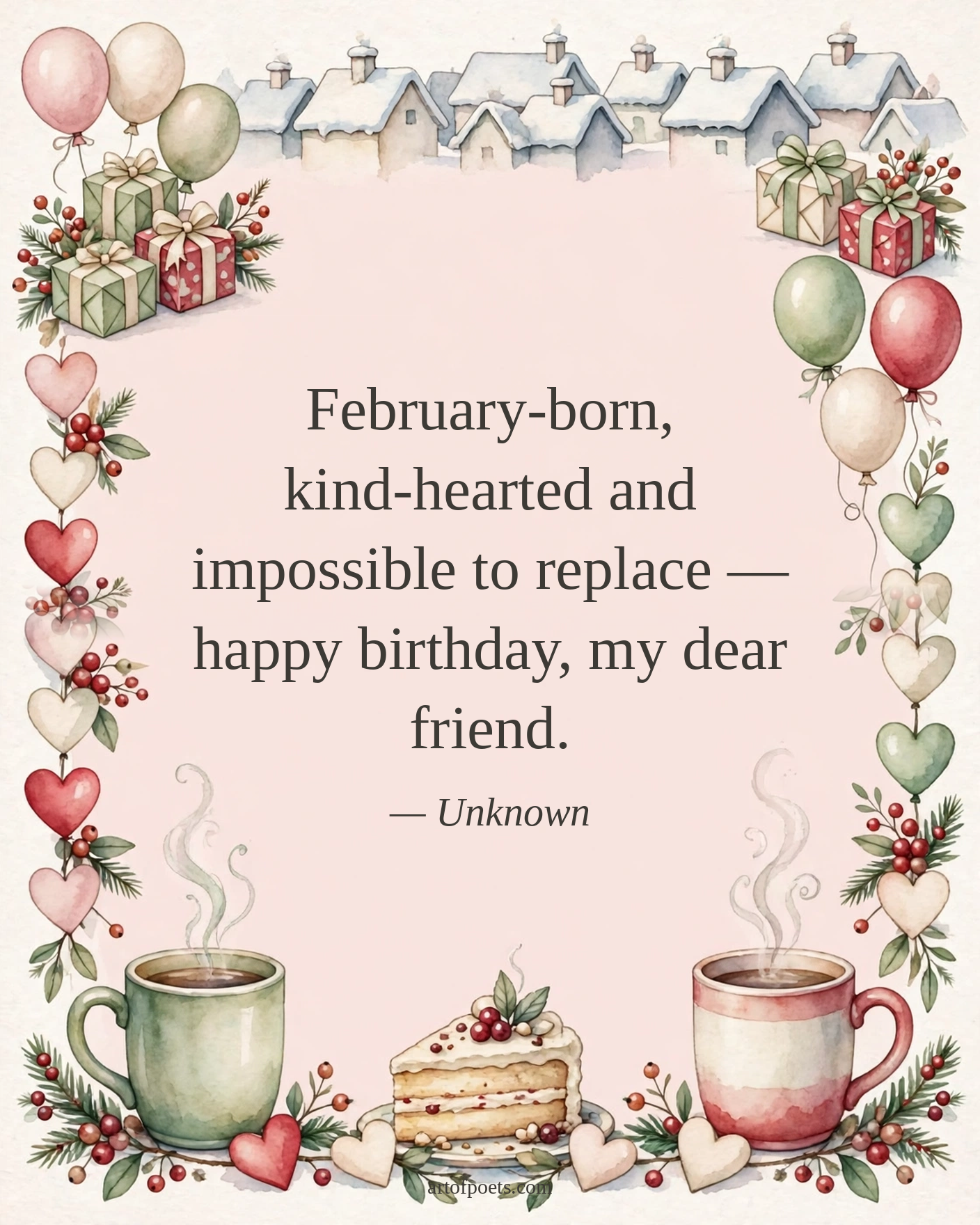February birthday quote