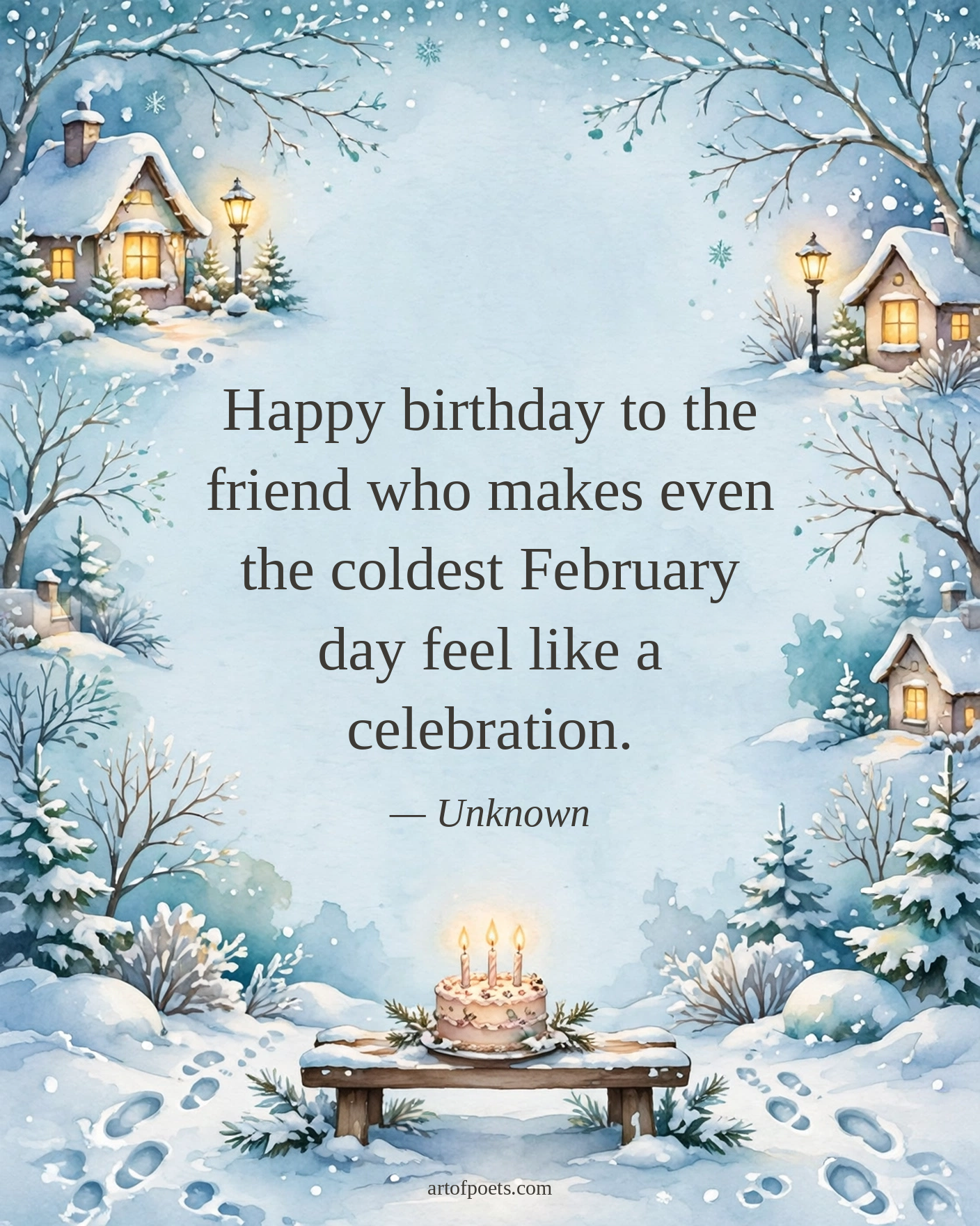February birthday quote