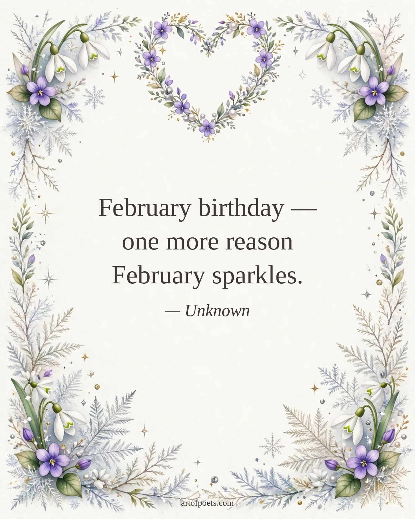 February birthday quote