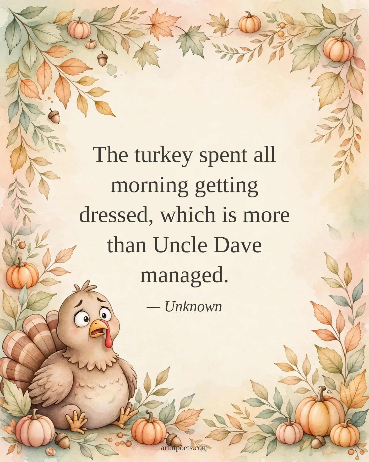 Funny Thanksgiving quote