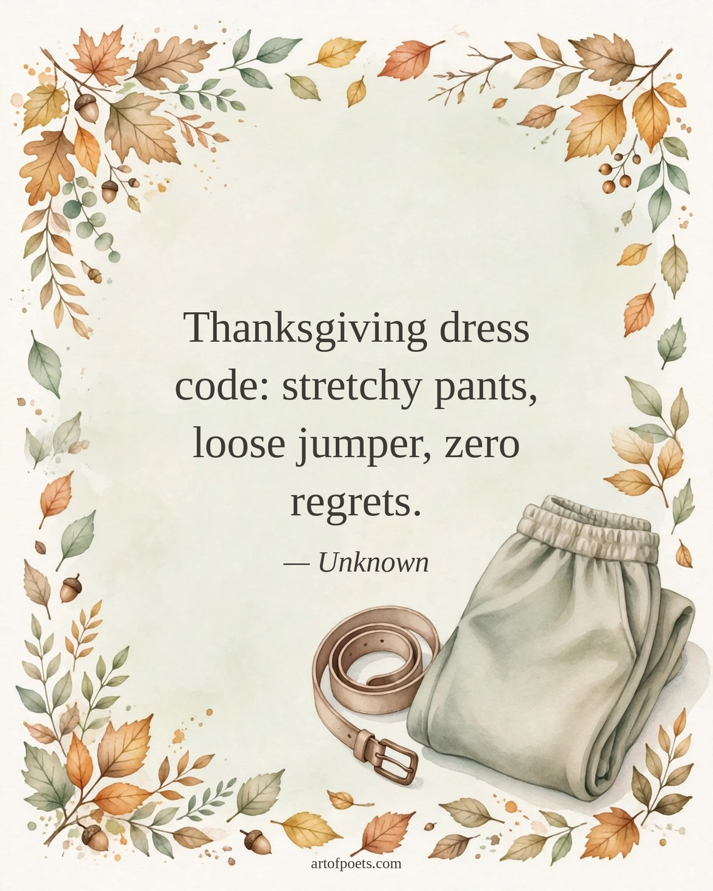 Funny Thanksgiving quote