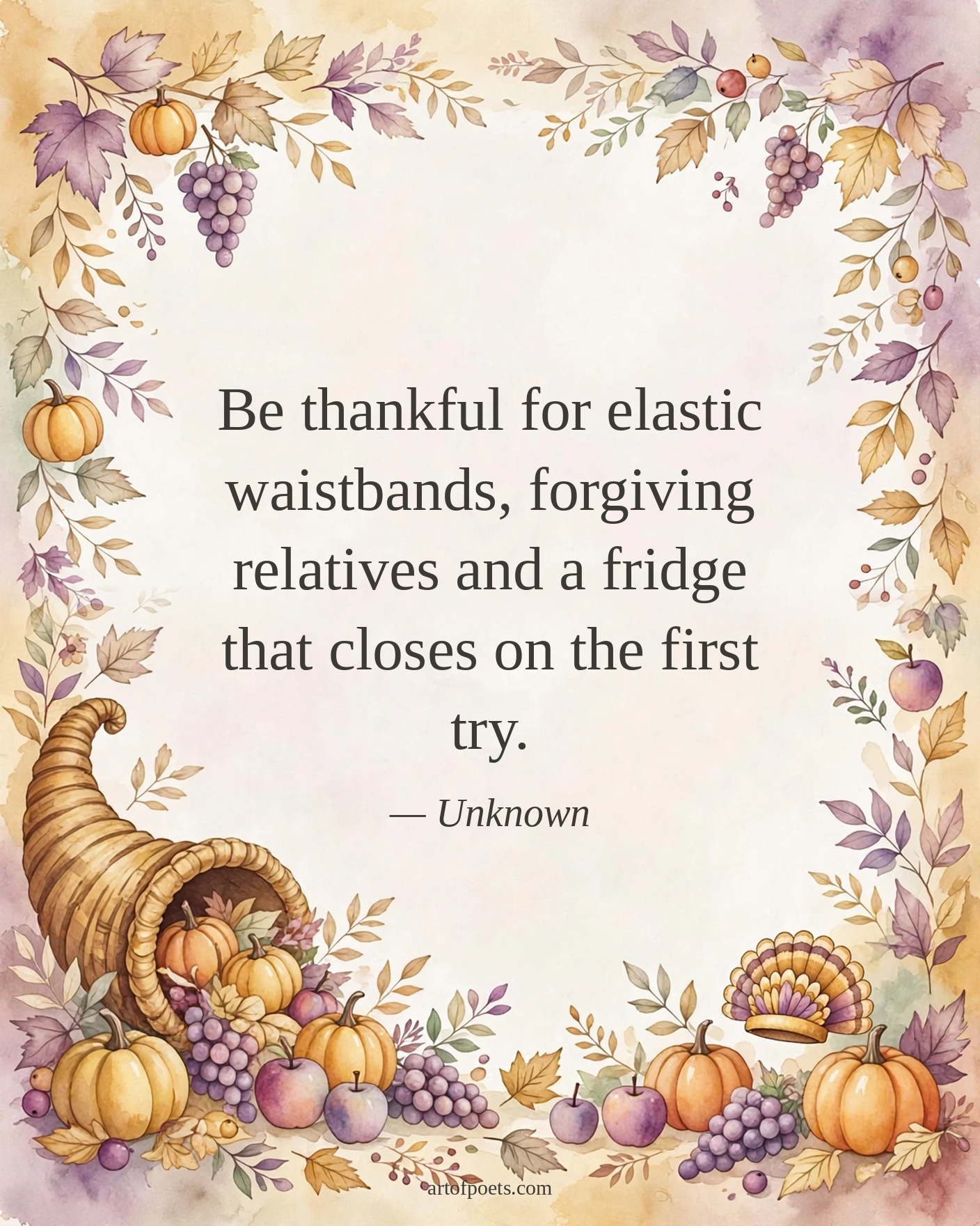 Funny Thanksgiving quote
