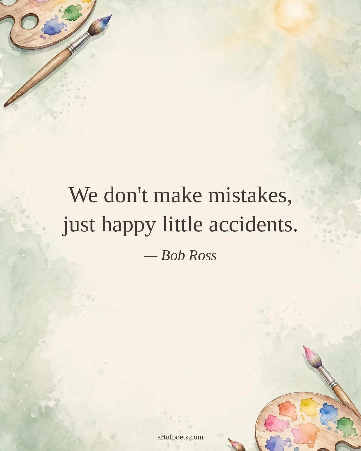 Bob Ross gratitude quote