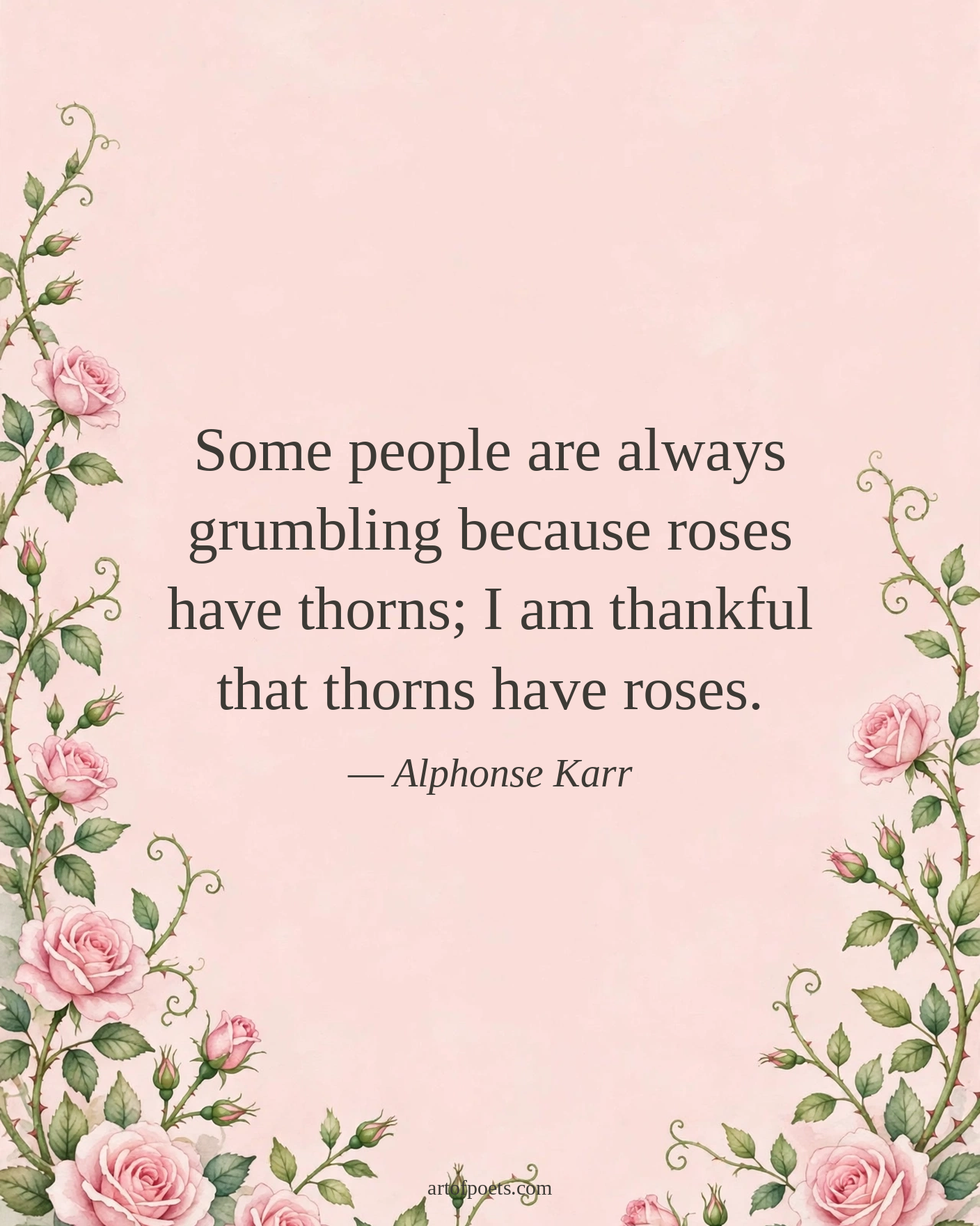 Alphonse Karr gratitude quote