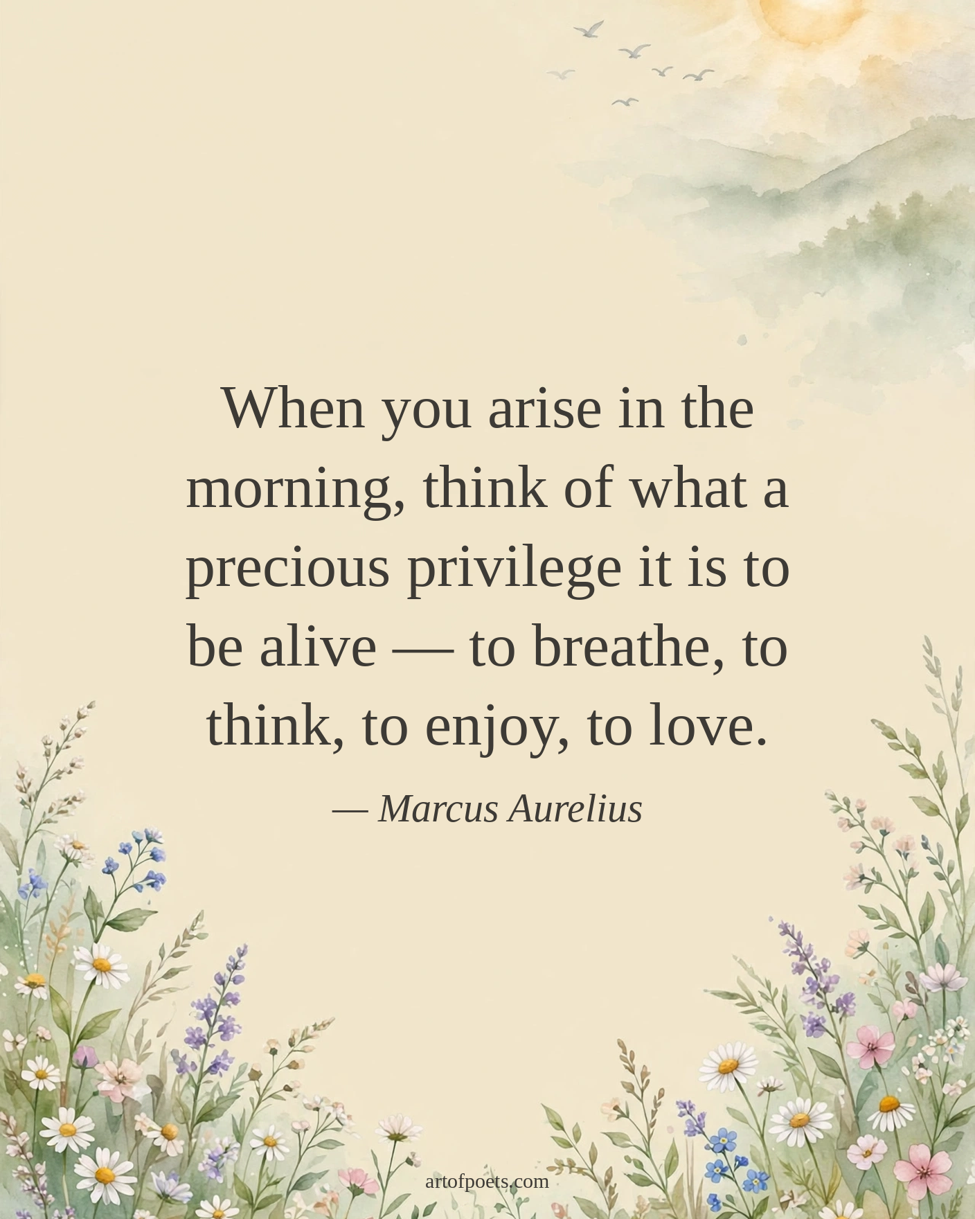 Marcus Aurelius gratitude quote