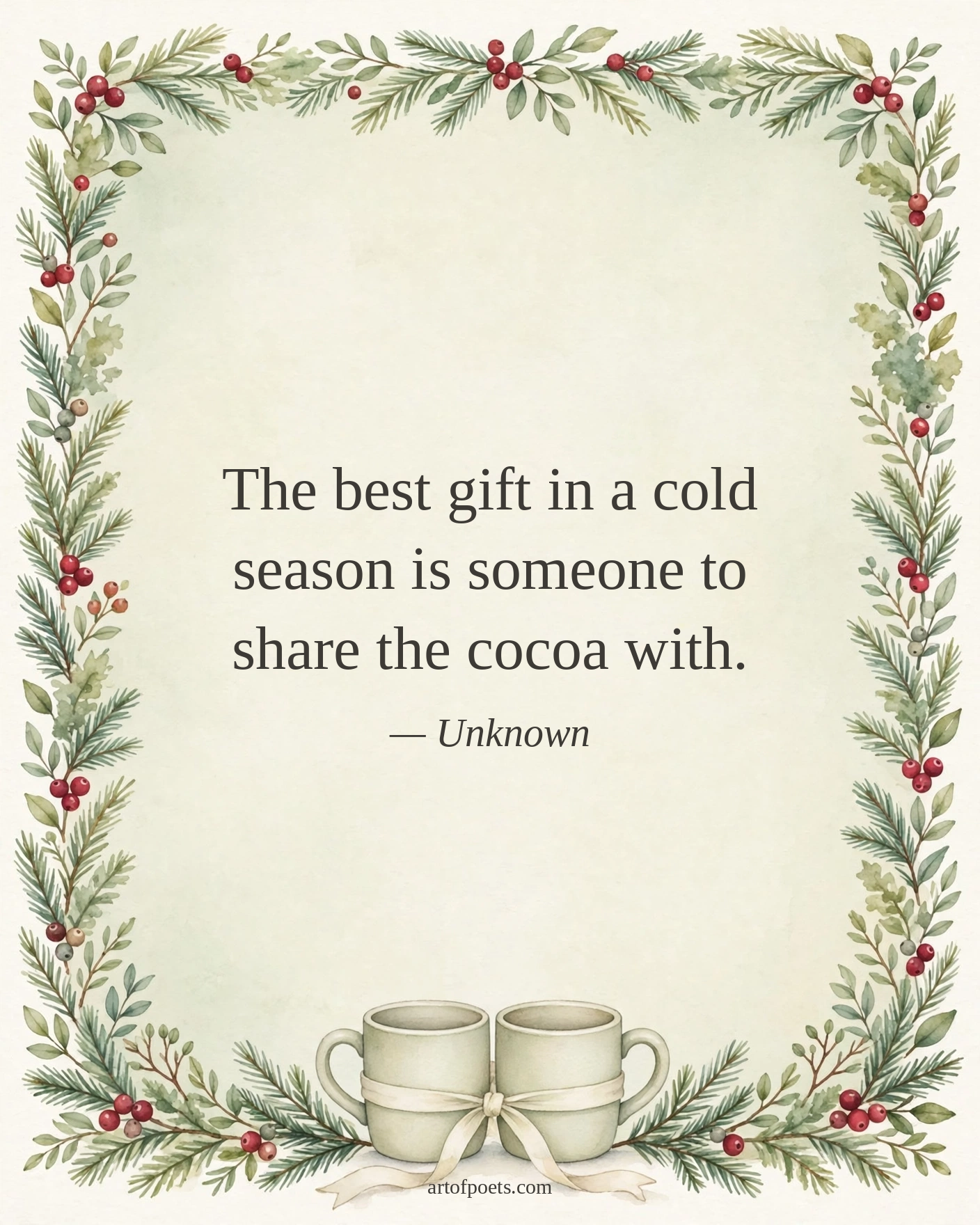 Hot chocolate quote