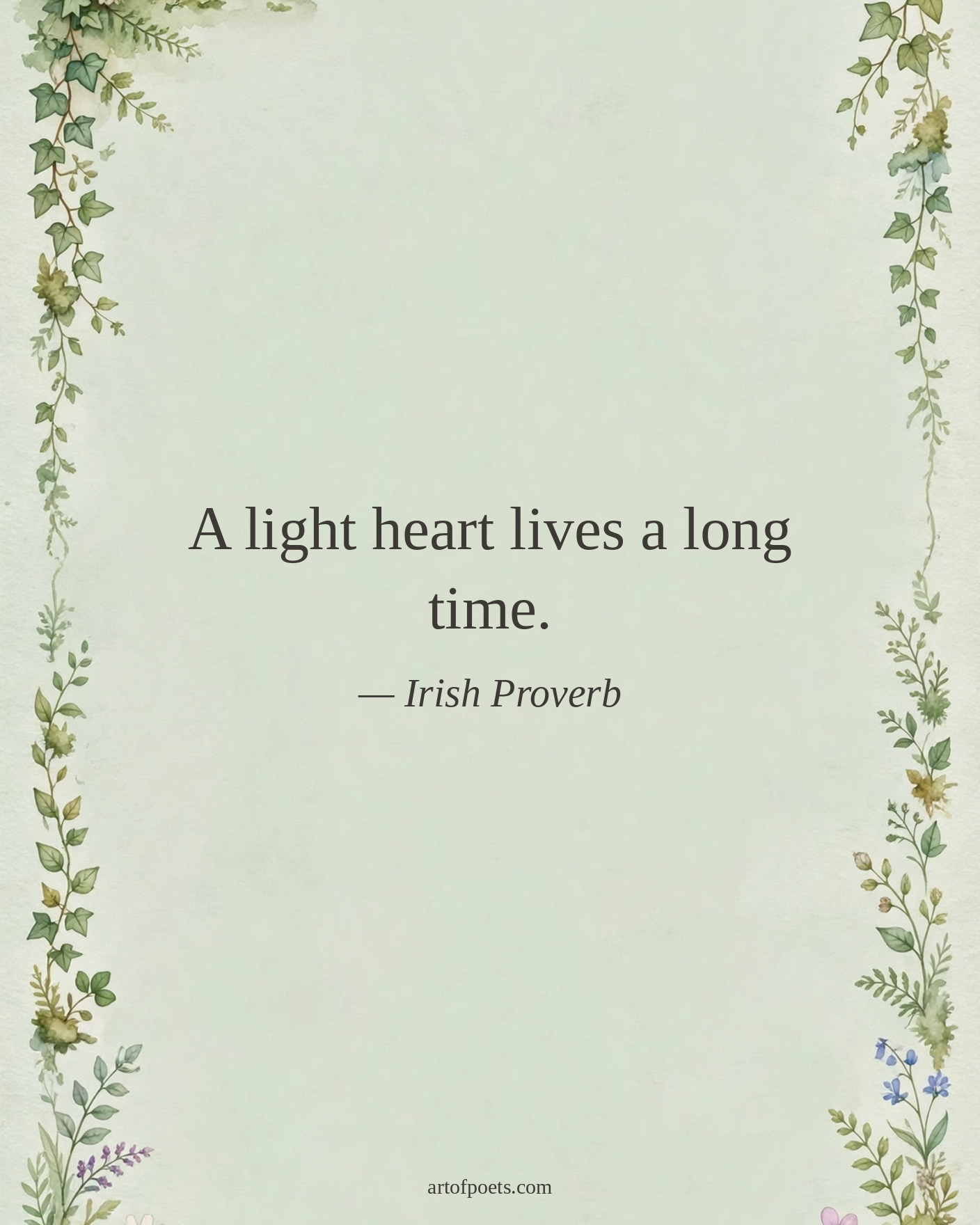 Irish proverb