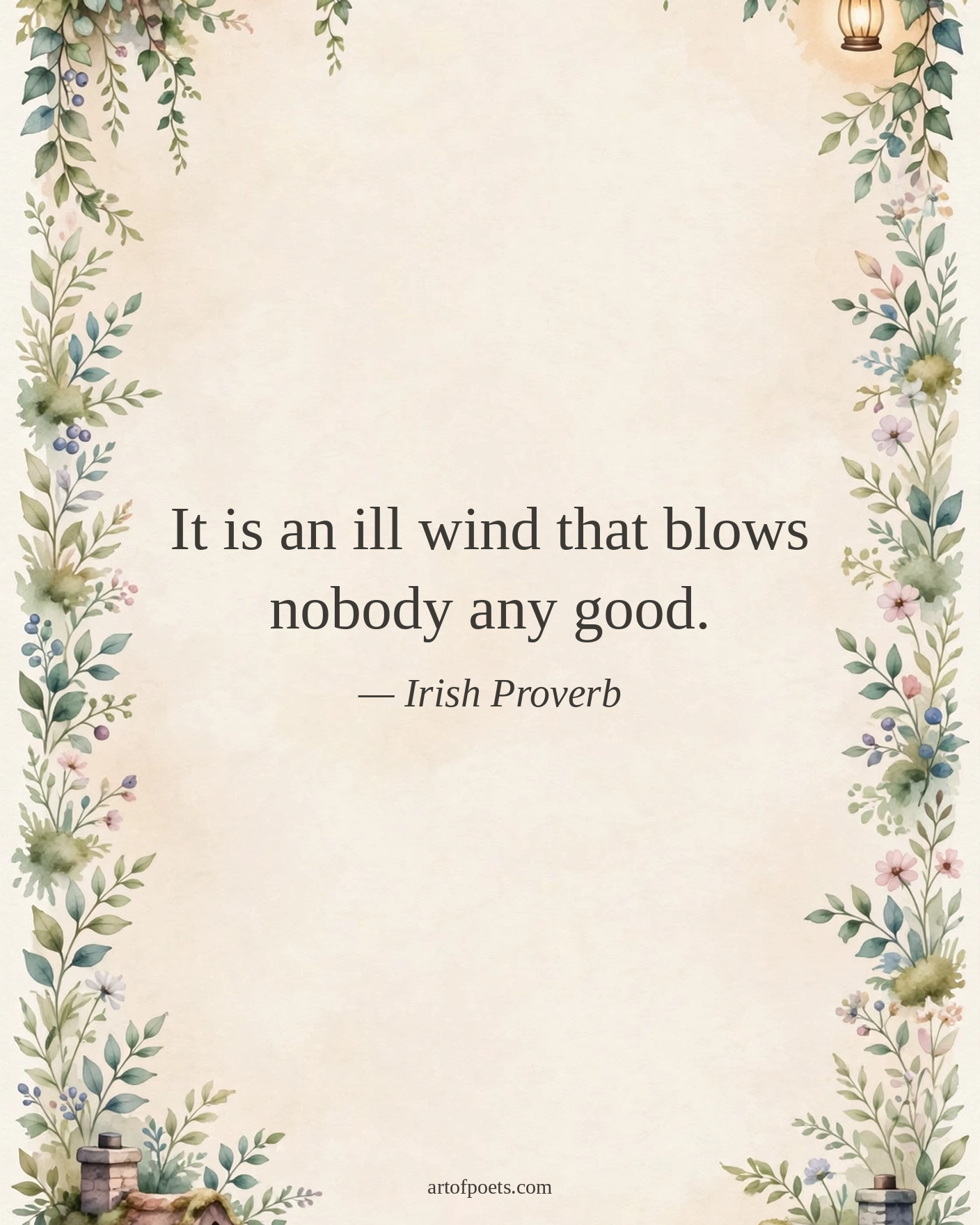 Irish proverb