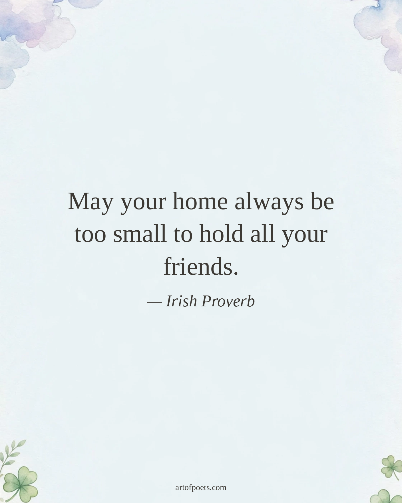 Irish proverb