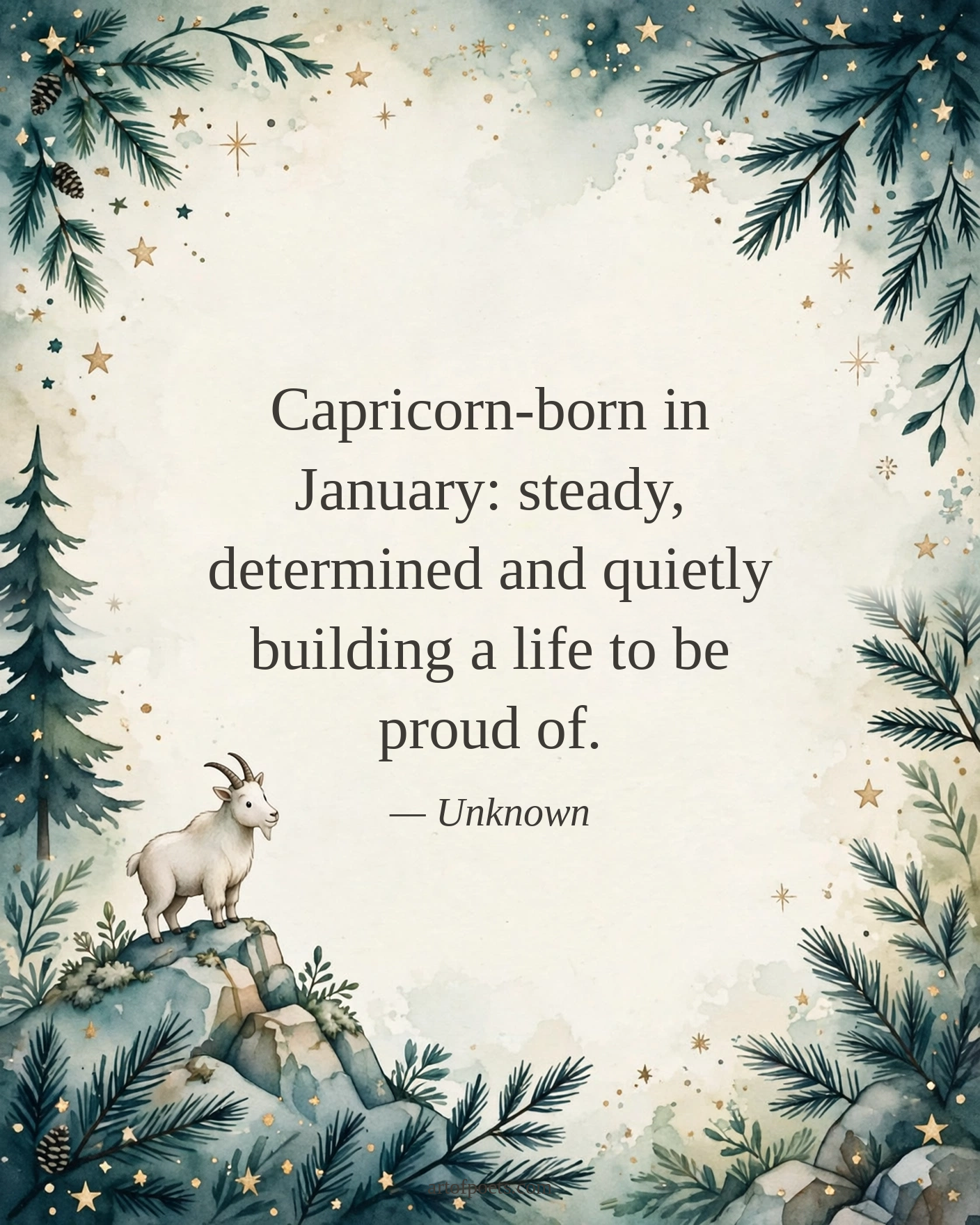 January birthday quote