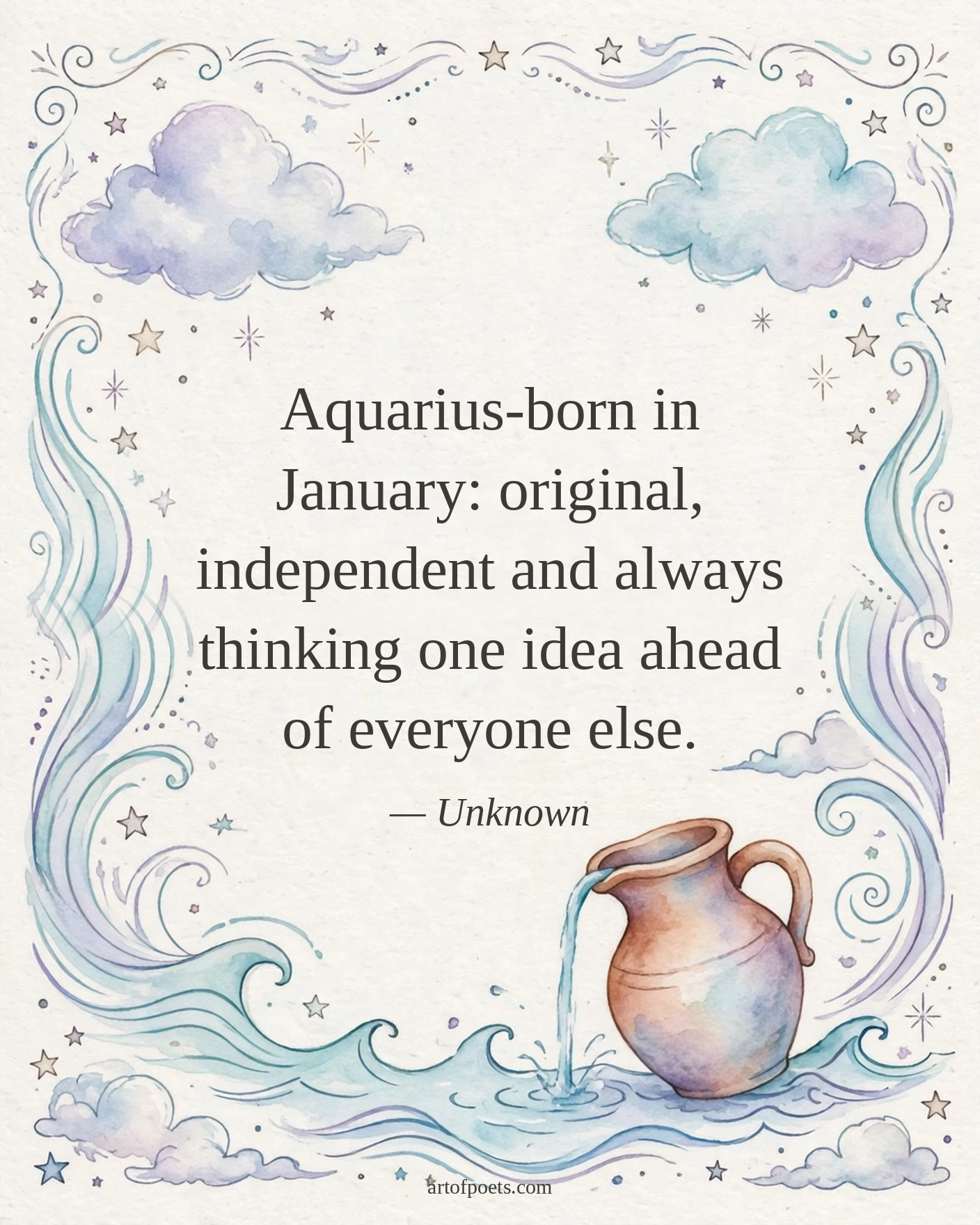 January birthday quote