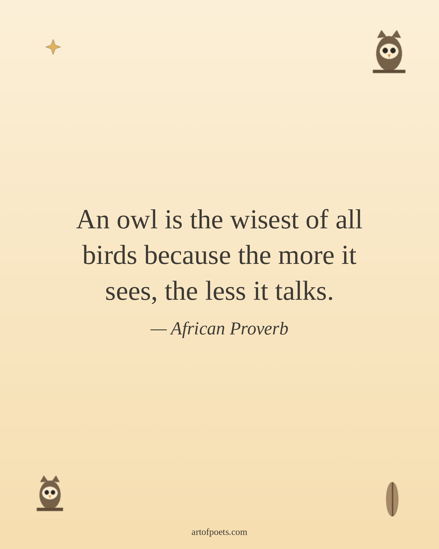 Owl quote