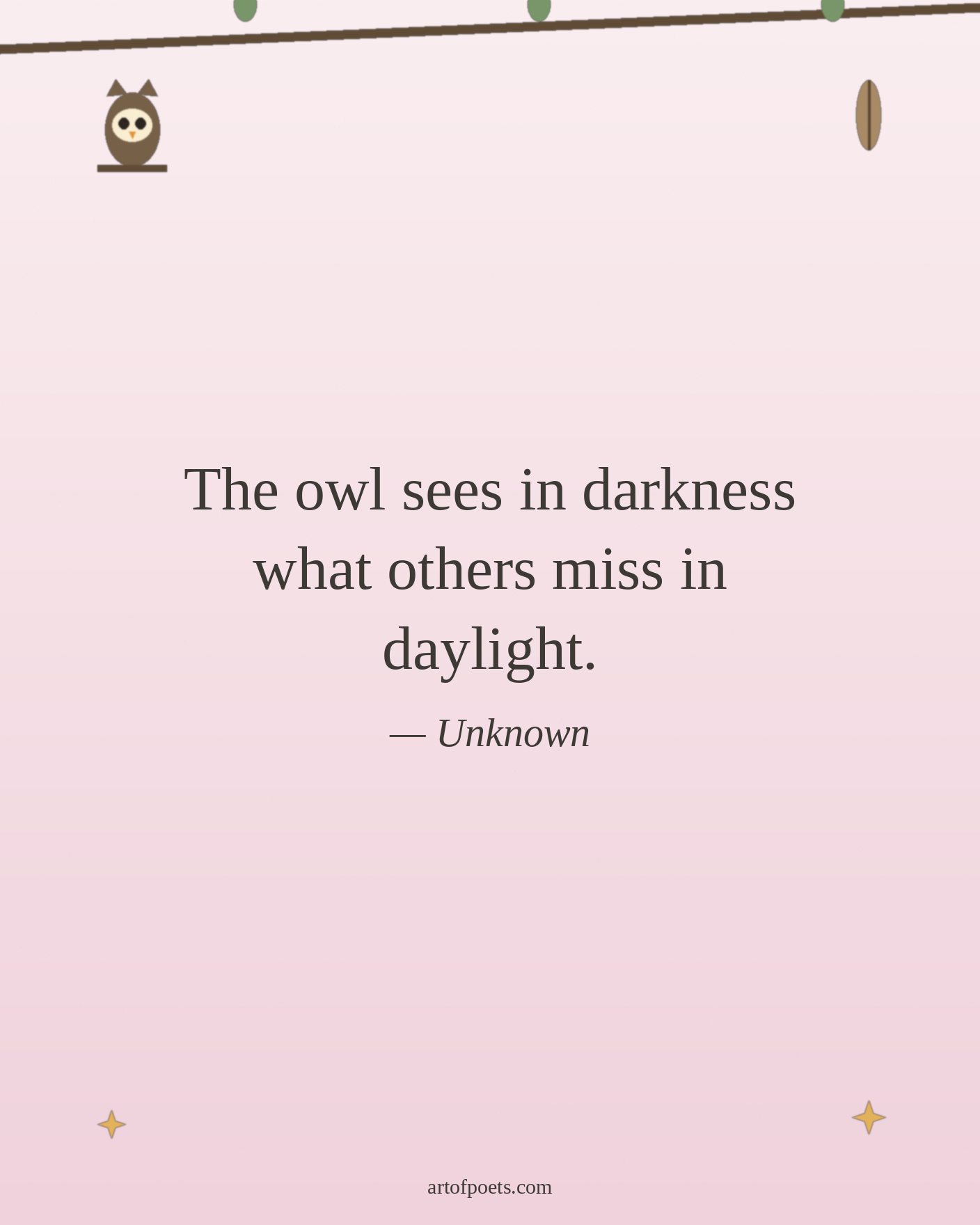 Owl quote
