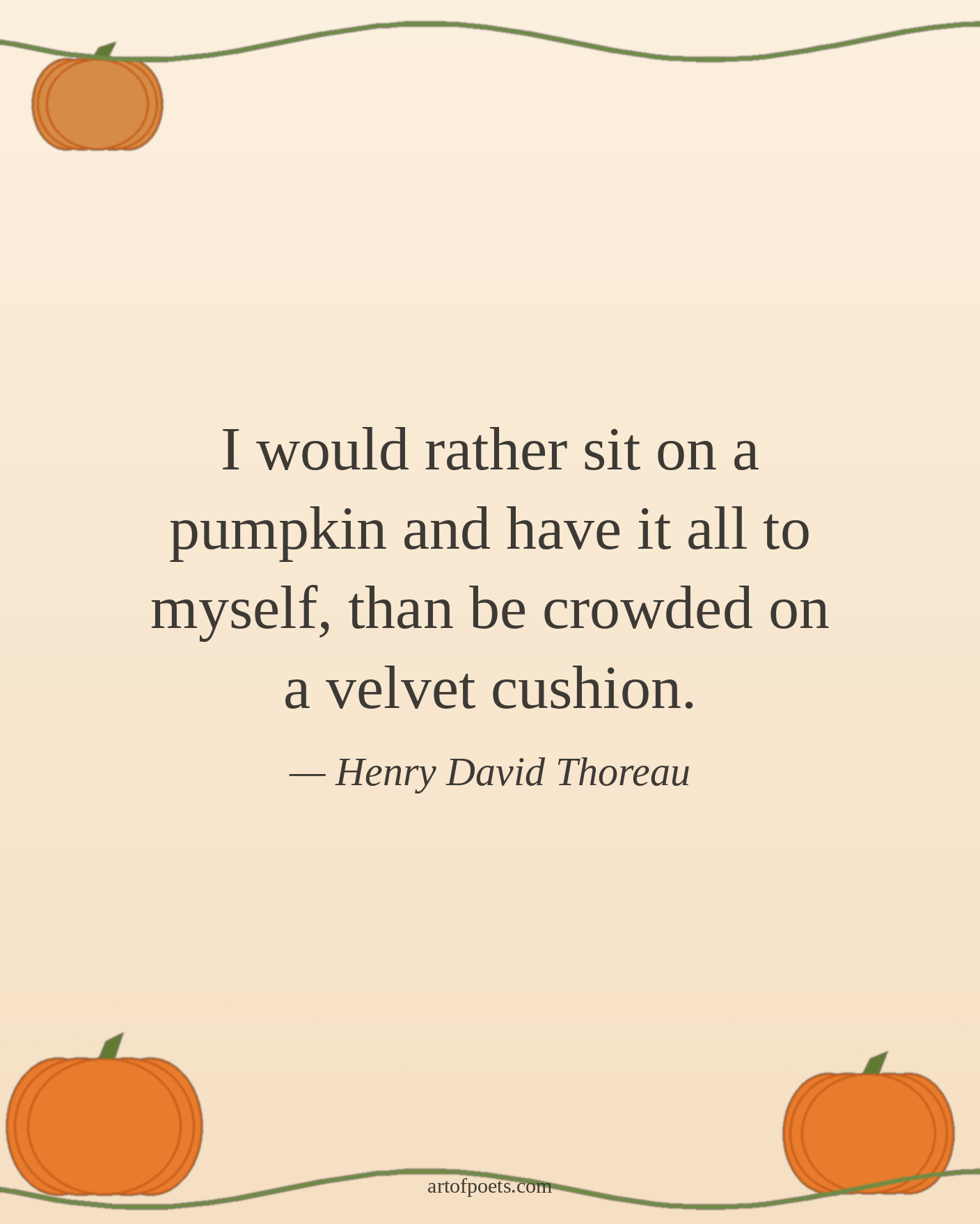 Pumpkin quote