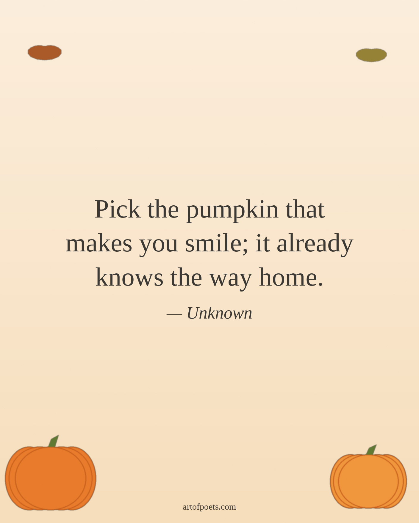 Pumpkin quote