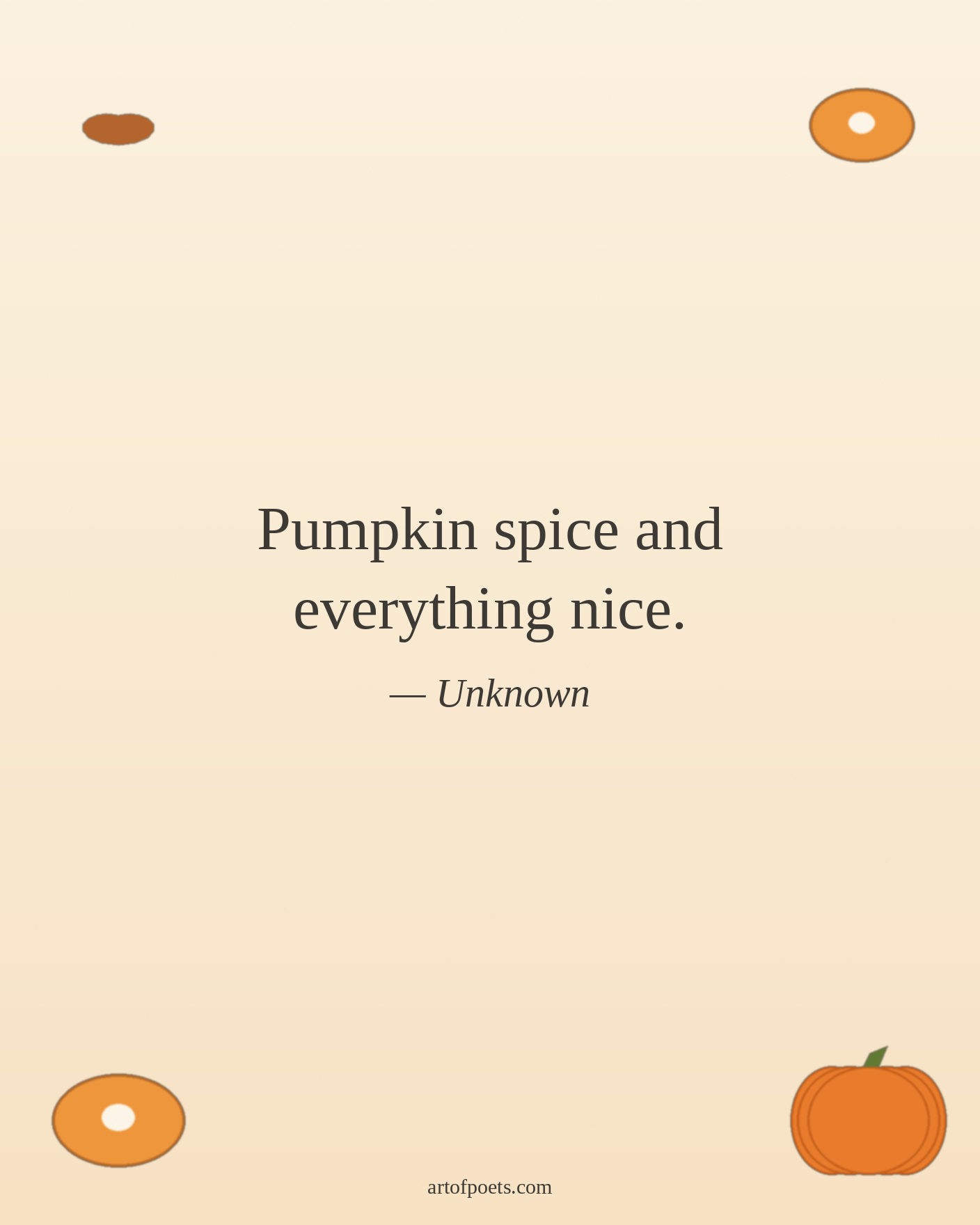 Pumpkin quote