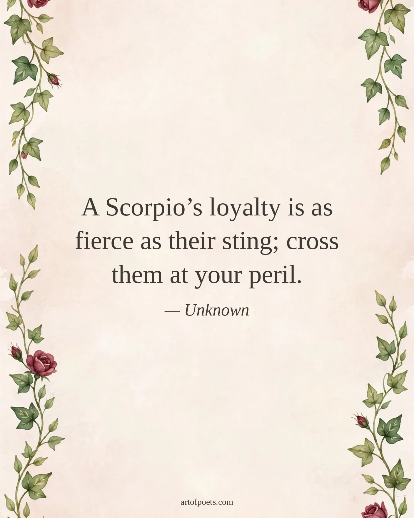 Scorpio quote