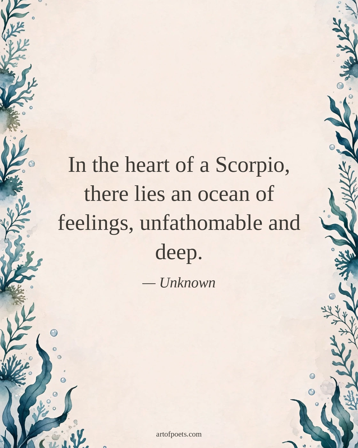 Scorpio quote