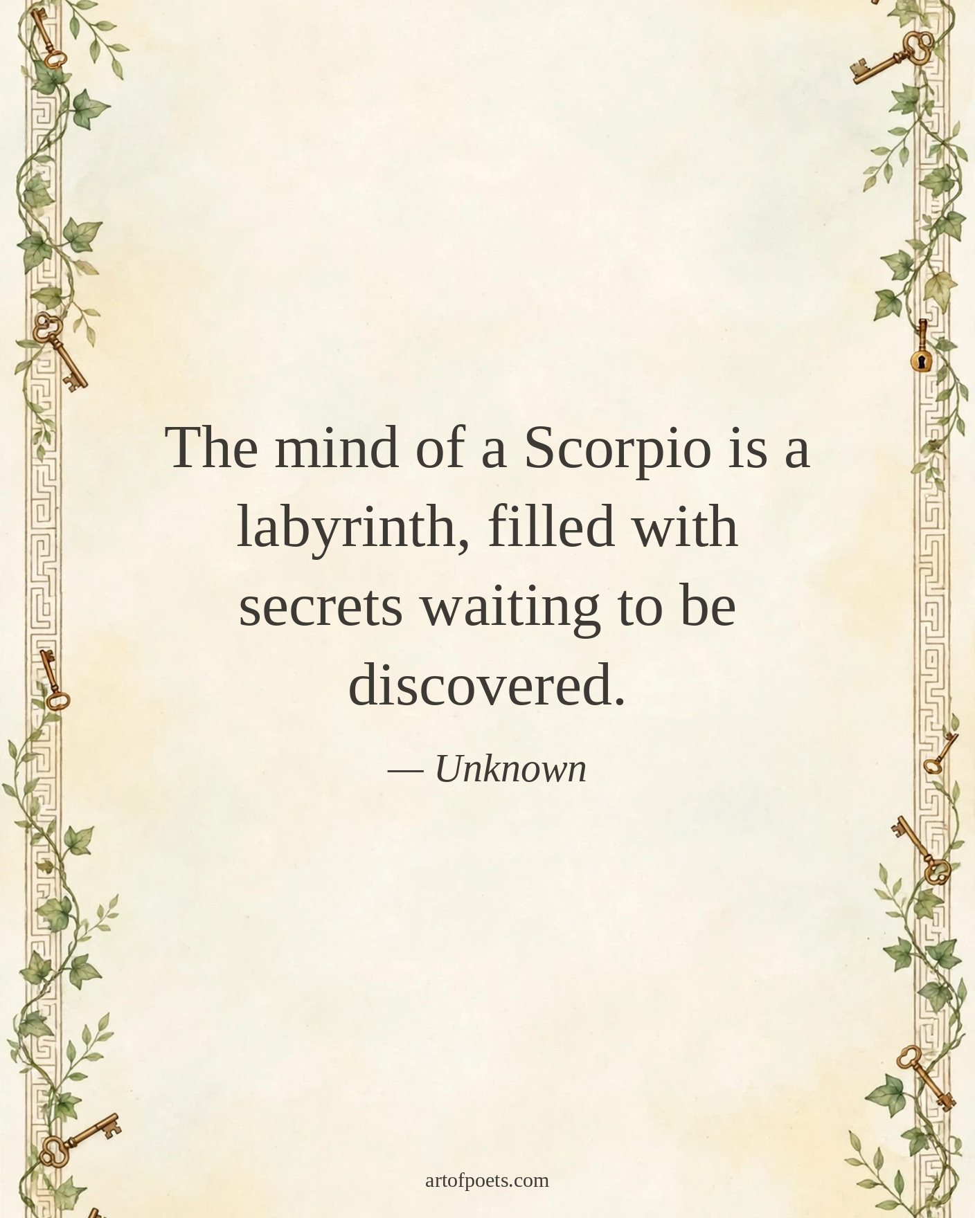 Scorpio quote