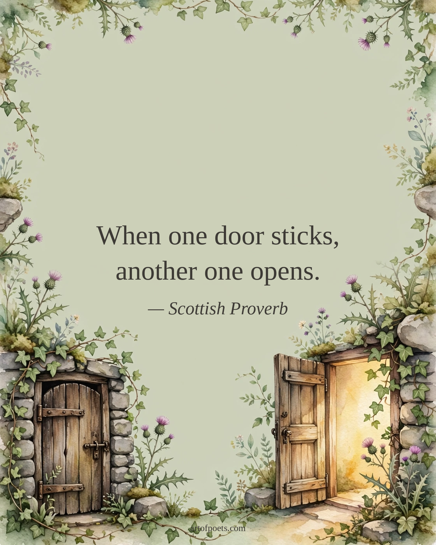 Scottish proverb