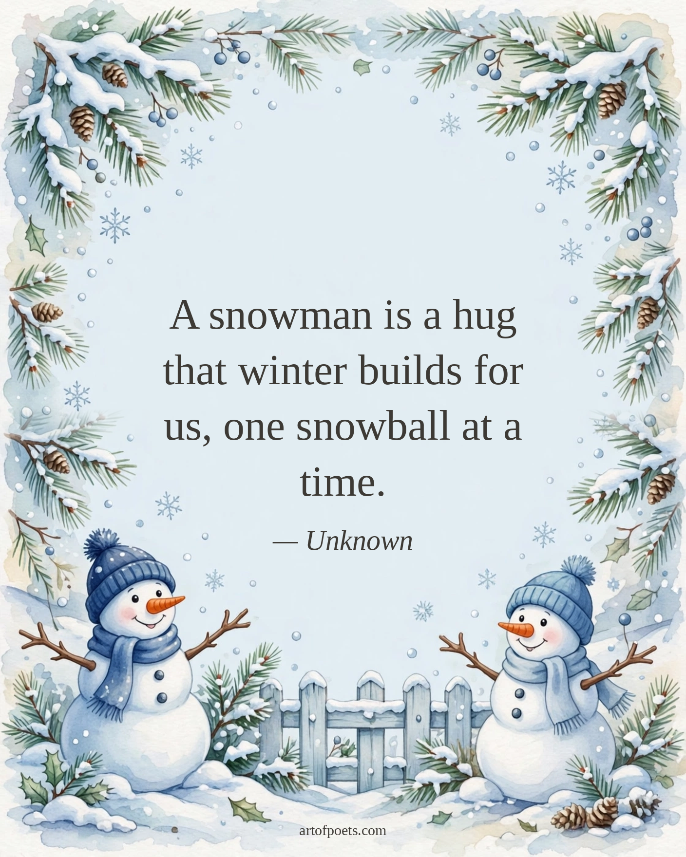 Snowman quote