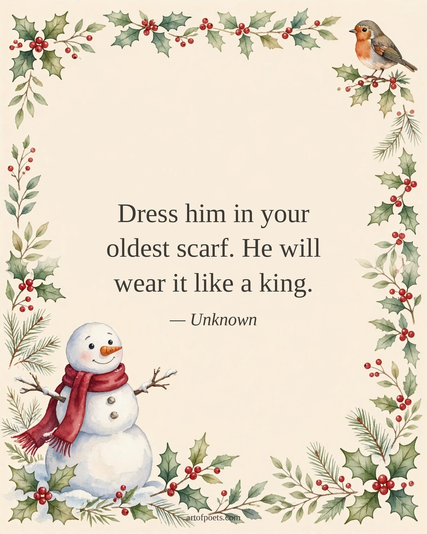 Snowman quote