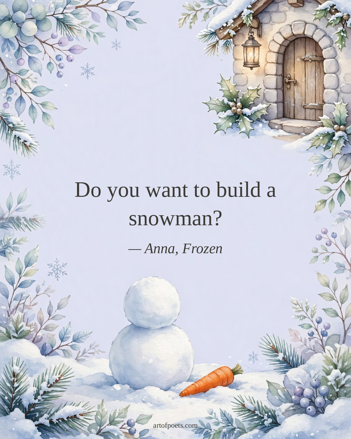 Snowman quote