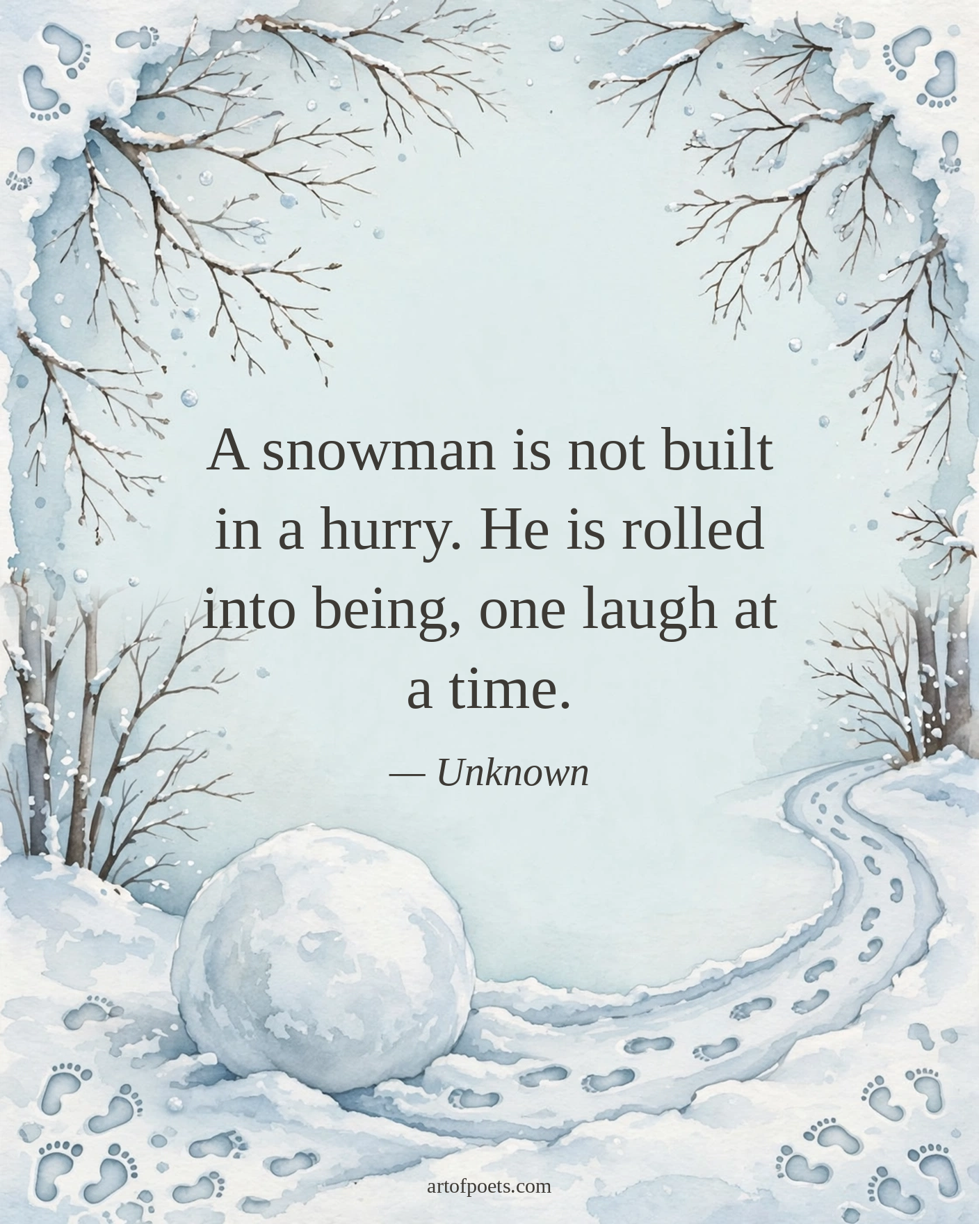 Snowman quote