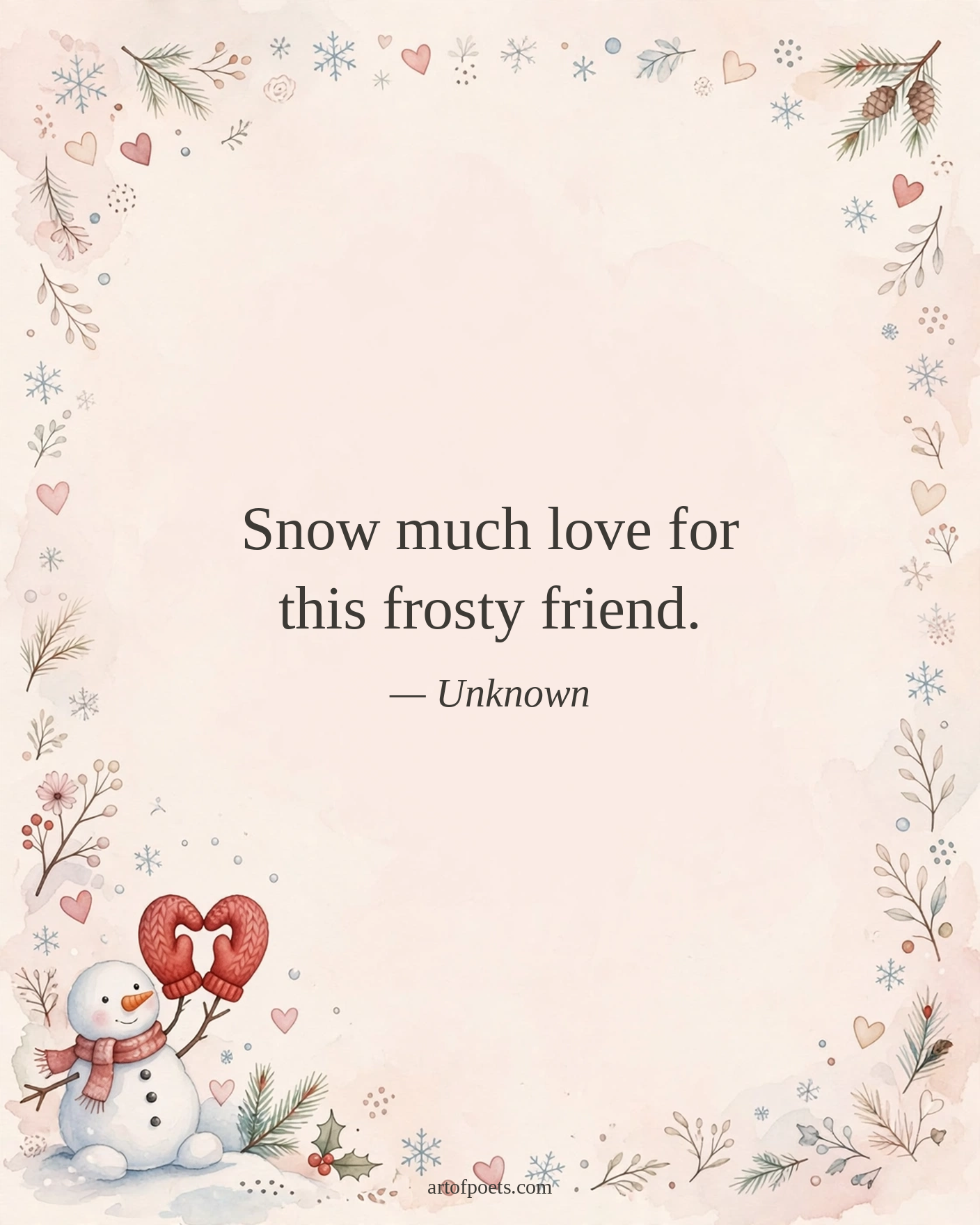 Snowman quote
