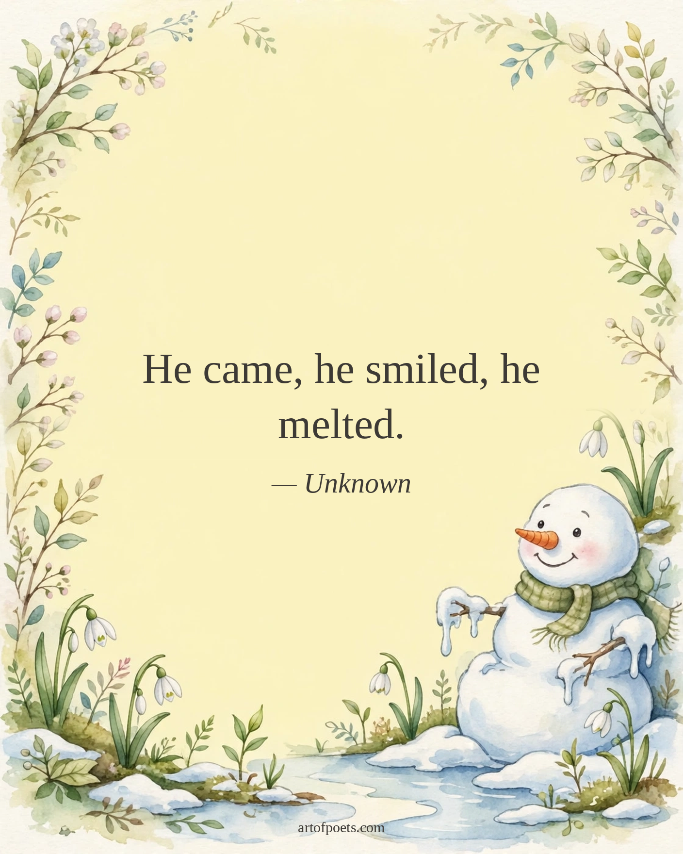 Snowman quote