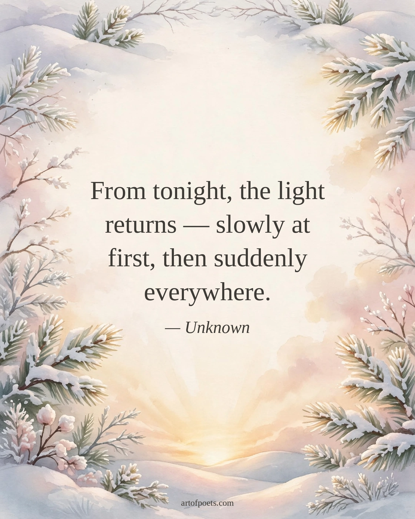 Winter Solstice quote