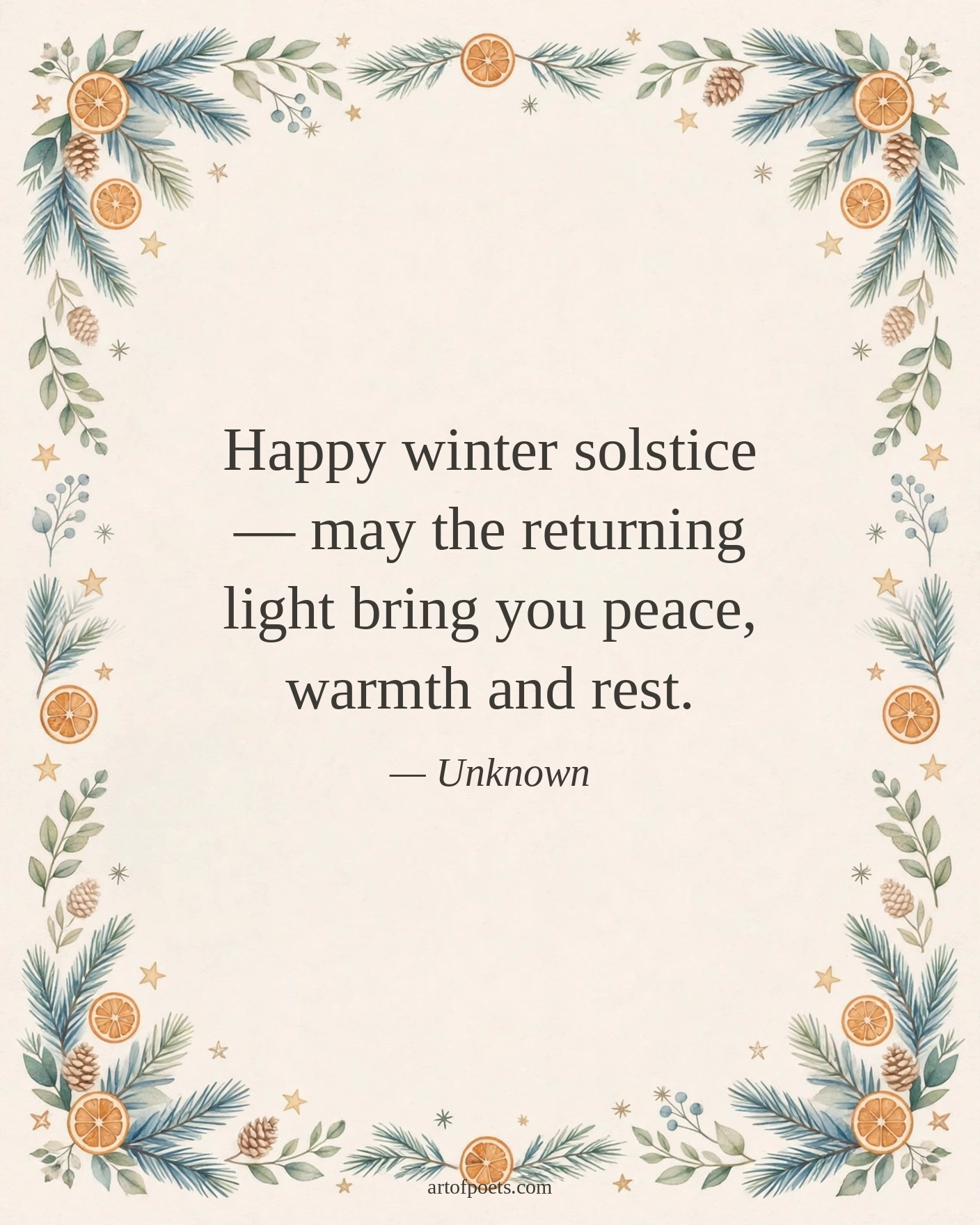 Winter Solstice quote