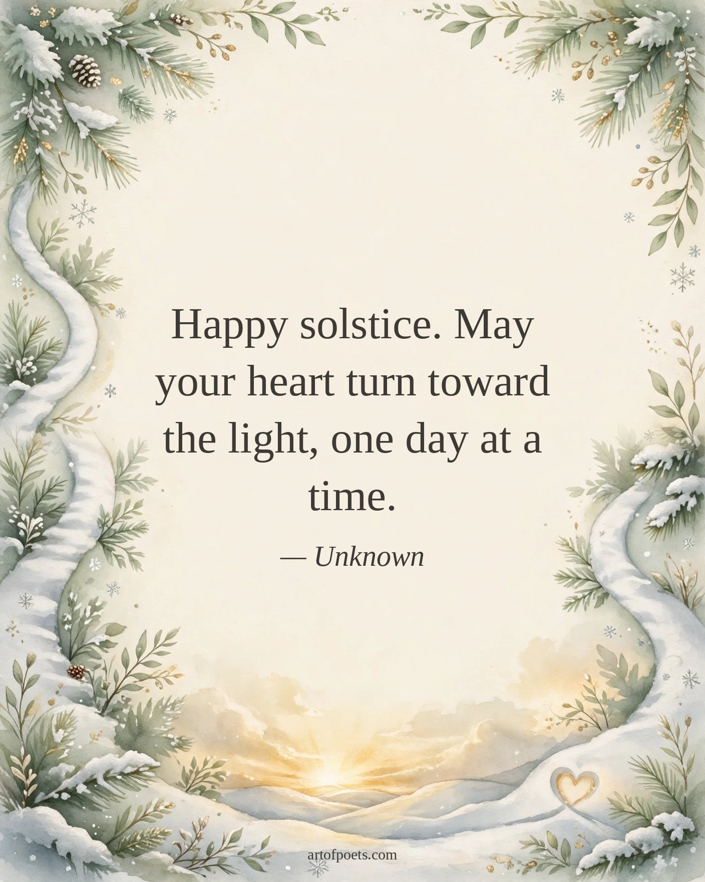 Winter Solstice quote