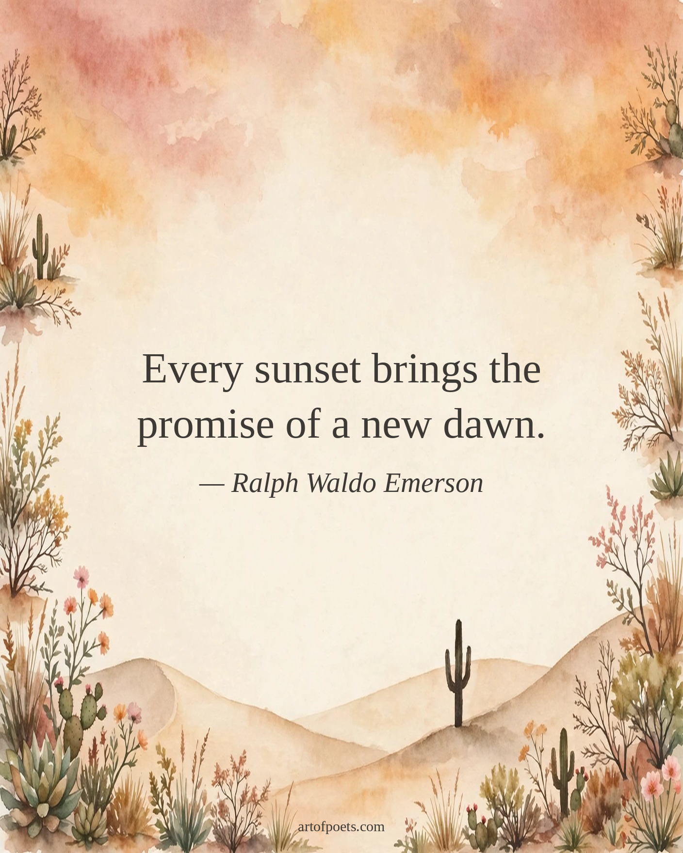 Sunset quote