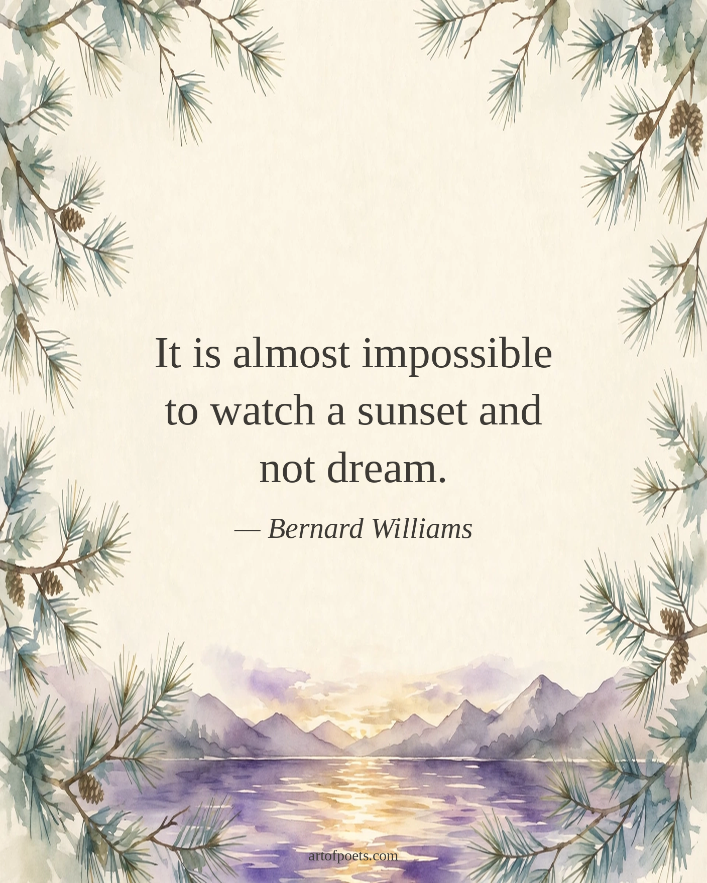 Sunset quote