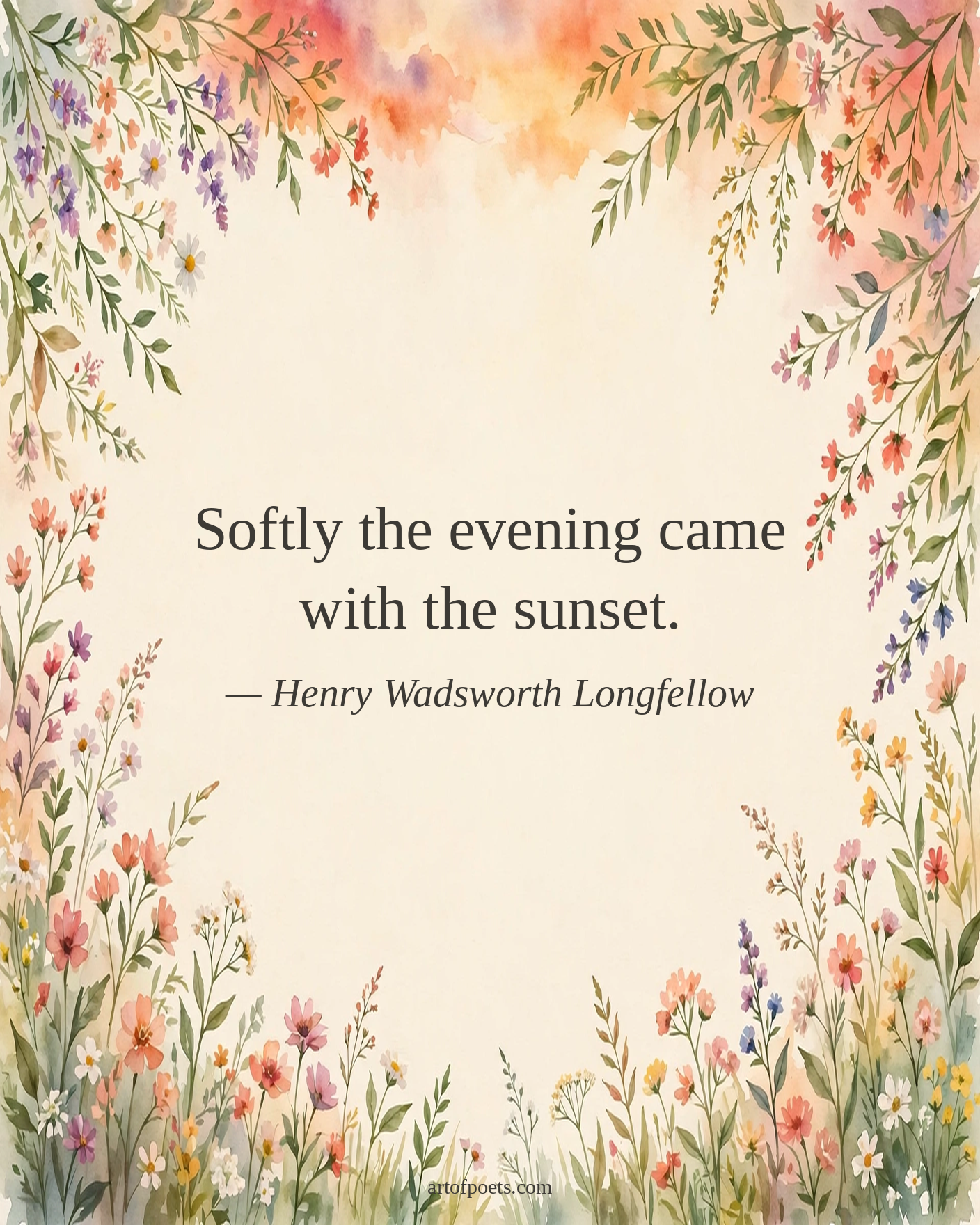 Sunset quote