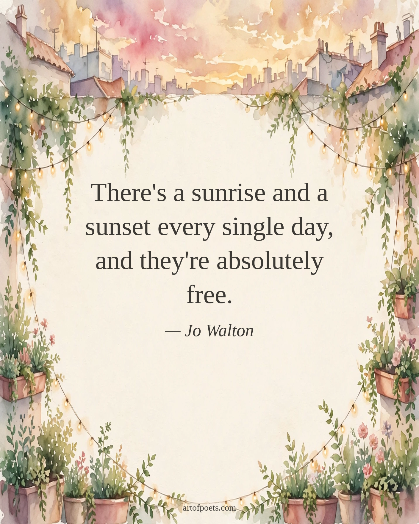 Sunset quote