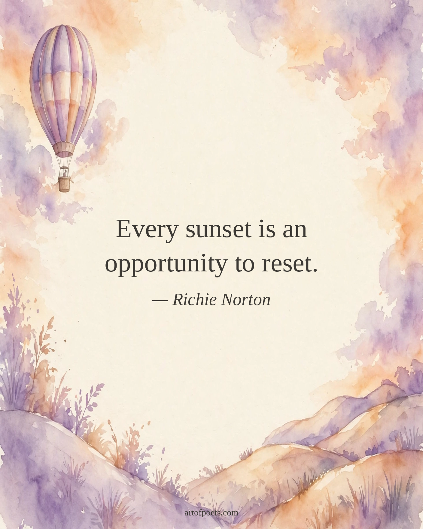 Sunset quote