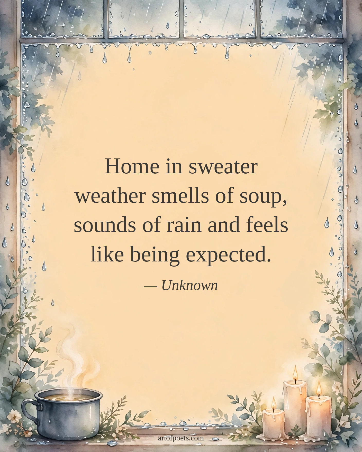 Sweater weather quote