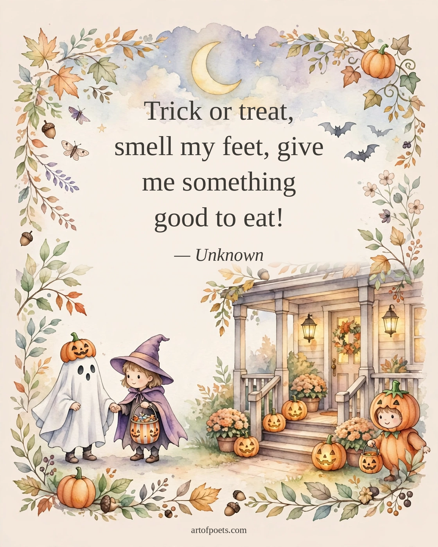 Trick or treat quote