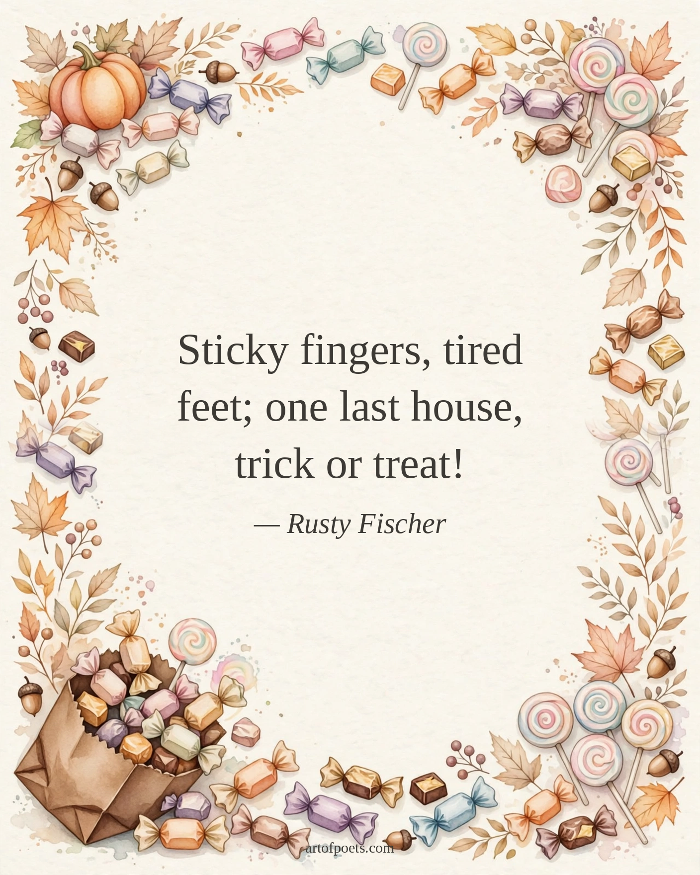 Trick or treat quote